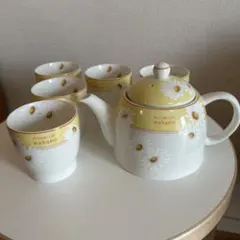 hiromichi nakano 花柄急須と湯飲みセット　新品未使用