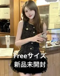 Darich サマーツイードボリュームチュールミニワンピース FREE - メルカリ