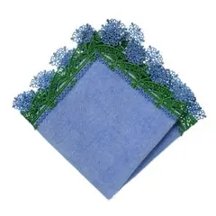 新品未使用⭐︎シーズンタオルハンカチ/アガパンサス（サルビアブルー）