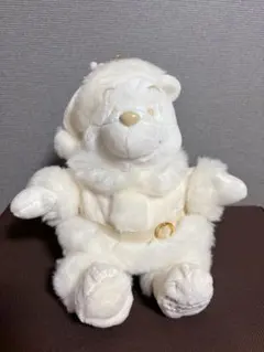 ディズニー　ホワイト　クリスマス　プーさん　ぬいぐるみ