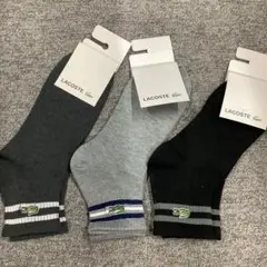 LACOSTE メンズ ソックス 3足セットのサムネイル