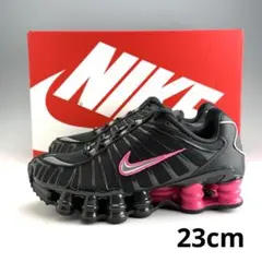 23cm ナイキ ウィメンズ ショックス TL オフノワール/ハイパーピンク