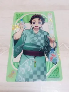 【鬼滅の刃】namco漆ノ章　クリアカード【竈門炭治郎レア】