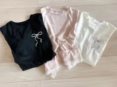 【ＧＲＬ】リボンTシャツ3枚セット⋆˚ʚɞ