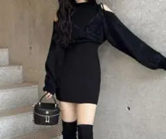 シェリーミー　ニットワンピース