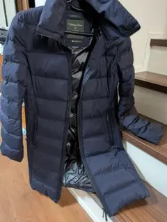 ナノ・ユニバース×西川ダウン ネイビー ダウンジャケット　size36
