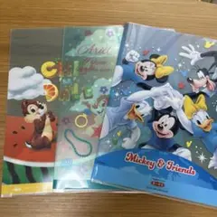 ディズニークリアファイル 3枚セット
