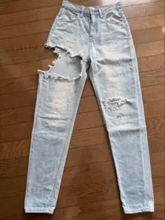 GYDA ペグトップデニムパンツ