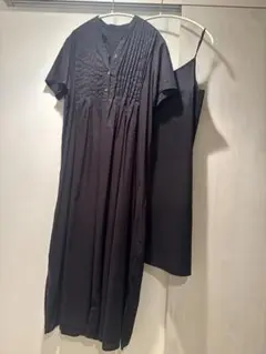 JOURNAL STANDARD 半袖シャツワンピース 38サイズ 黒
