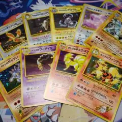 旧裏　ポケモンジム　キラ　まとめ売り　9枚　②のサムネイル