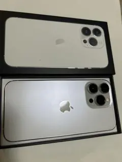 美品 iPhone13 Pro 128GB シルバー 箱あり 動作正常