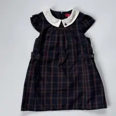 【POLO ×SLAP SLIPコラボ】襟付きチェックジャンパースカート
