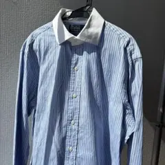 【コムドットやまと着用】DIESEL ストライプ シャツ S-DOUBLY 刺繍 コムドットやまと着用】DIESEL ストライプ シャツ S-DOUBLY 刺繍