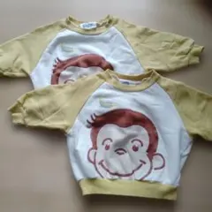 おさるのジョージプリント トレーナー 80サイズ