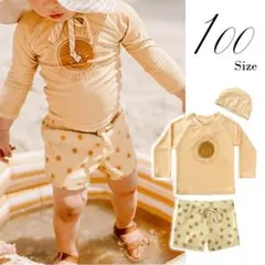 限定SALE 100サイズ 3点SET 水着 ラッシュガード 長袖 男の子 UV