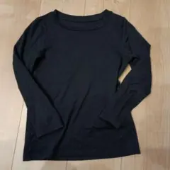 HEATTECH EXTRA WARM ブラック長袖シャツ 120