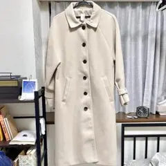 Lulala ロングコート ベージュ Mサイズ - メルカリ