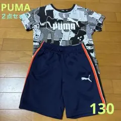 PUMA プーマ　半袖シャツ,ハーフパンツ　130cm ２点セットのサムネイル