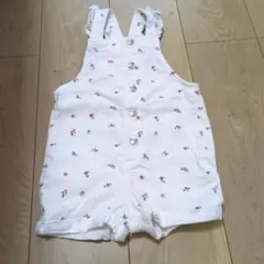 H＆M 花柄 サロペット 80cm