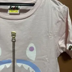 A BATHING APE シャークデザイン Tシャツ ピンク