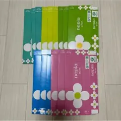 nepia ネピア 花柄 15枚5色セット ティッシュの空箱