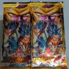 未開封】2パック ICカードダス ドラゴンボール 第二弾 ブースター