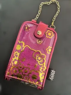 レア　ハローキティ ポーチ チェーン付き　スマホケース　USJ