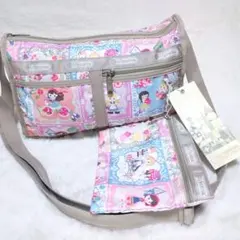 未使用タグ付♡LeSportsac♡ショルダーバッグ♡イッツアスモールワールド柄