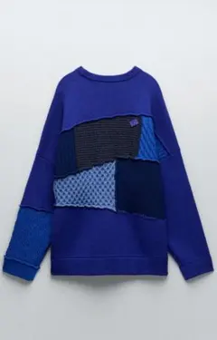送料無料　ADERERROR x ZARA オーバーサイズ　パッチワーク　ニットのサムネイル