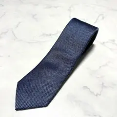 極美品　ソリッド系ネクタイ　ブルーグレー　無地