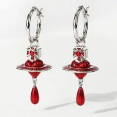 [新品]VivienneWestwood ドロップピアス シルバー ハート