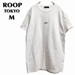 ROOP TOKYO【M】メンズ半袖Tシャツ/カットソー プリントロゴ ホワイトのサムネイル
