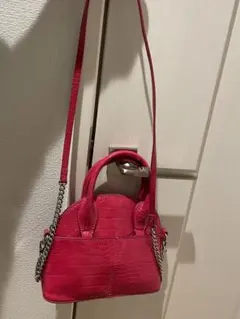 ZARA アニマル柄ミニボストンバック