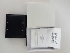 黒新品 メゾン マルジェラ スプラッシュペイント カードケース 財布
