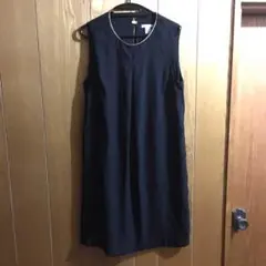 黒金♧シンプルでお洒落なワンピ♧ブラックゴールド