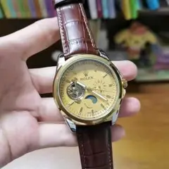 ROLEX 自動巻き 腕時計 ゴールド