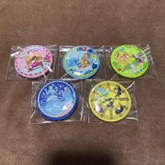 ディズニー刺繍缶バッジ 第2弾　5点セット