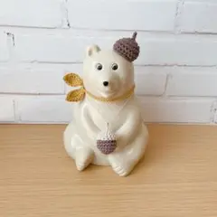 しろくま貯金箱 秋のお着替え3点 セット