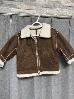 プティマイン リバーシブル ボア ムートン ジャケット