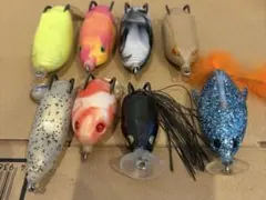 雷魚用中古フロッグセット - メルカリ