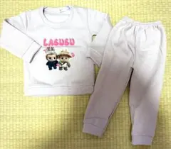 LABUBUキッズパジャマ長袖上下セット 100サイズ 裏起手