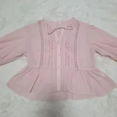 レースペプラムブラウス