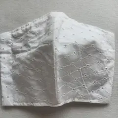 レース柄ハンドメイドマスク