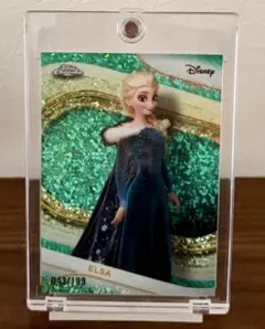 希少 Topps chrome Disney エルサ カラーマッチ カード