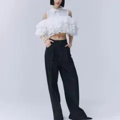 eimy istoire ツイードライクデニムパンツのサムネイル