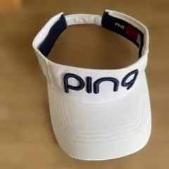 PING サンバイザー ホワイト ONE SIZEのサムネイル
