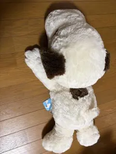 スヌーピー　ふわふわ大きいぬいぐるみ　クリーム色　淡色