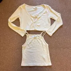 H&M カーディガン＆タンクトップ セット
