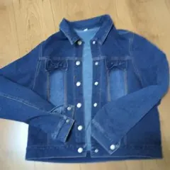 リボン付き デニムジャケット キッズ