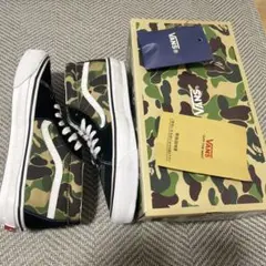 VANS×APE sk8 mid 29cm カモフラ 箱付き　ヴァンズ エイプのサムネイル